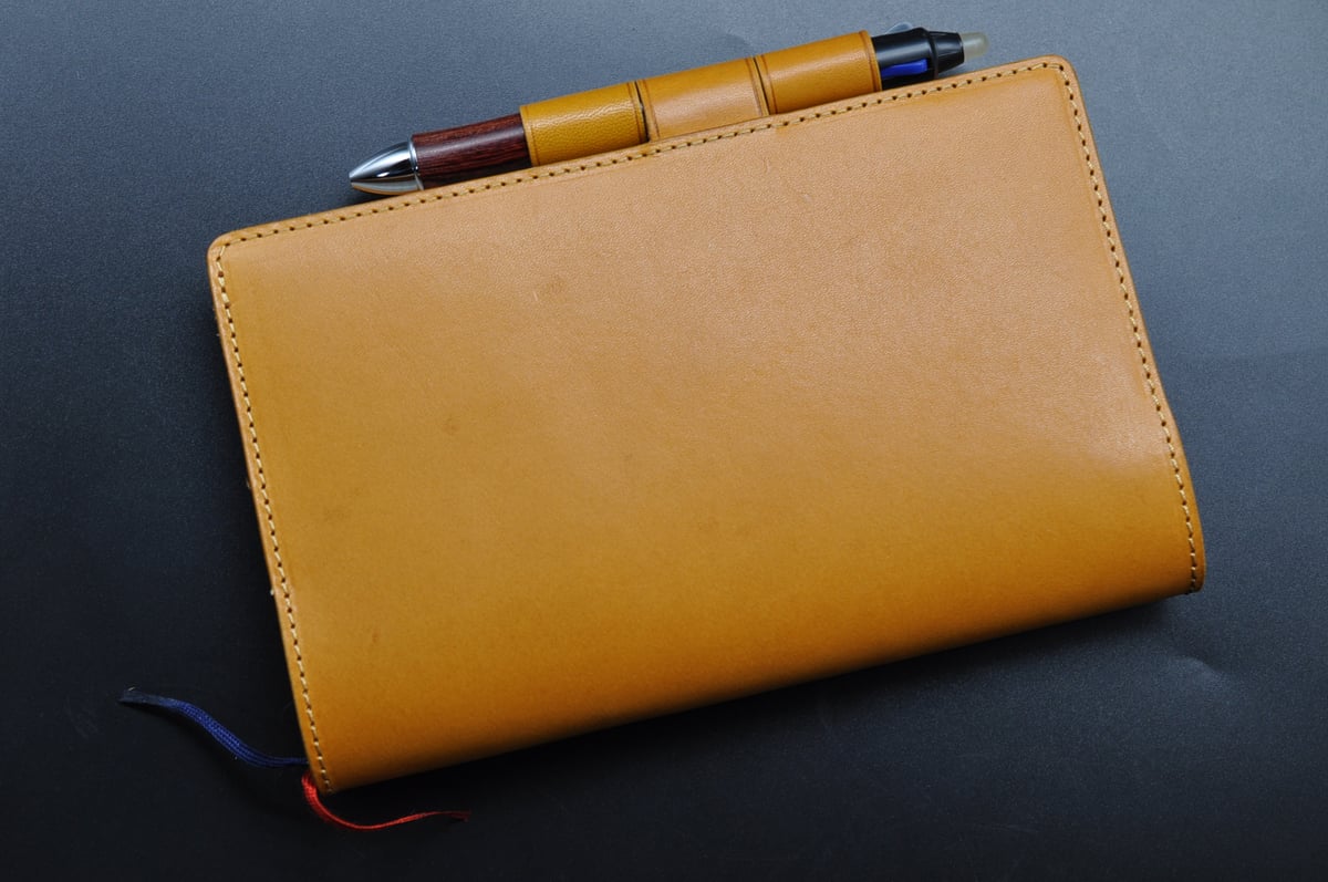 ☆送料無料☆ジブン手帳革カバー☆B6スリム☆栃木レザー 本ヌメ