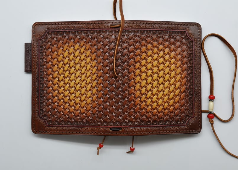 ☆送料無料☆トラベラーズノートカバー☆パスポートサイズ☆手染め