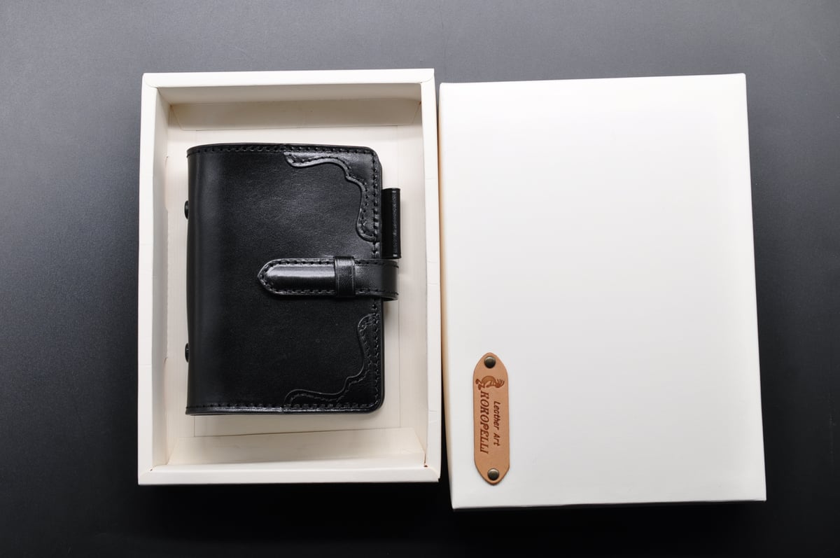 ミニ6サイズシステム手帳ハンドメイド手縫いシール手帳にも❤️ 楽天