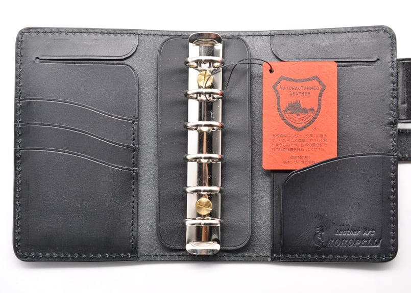 ☆送料込み☆システム手帳☆ミニ6サイズ☆リング20mm☆栃木レザー