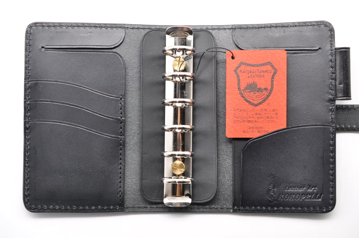 ☆送料込み☆システム手帳☆ミニ6サイズ☆リング20mm☆栃木レザー