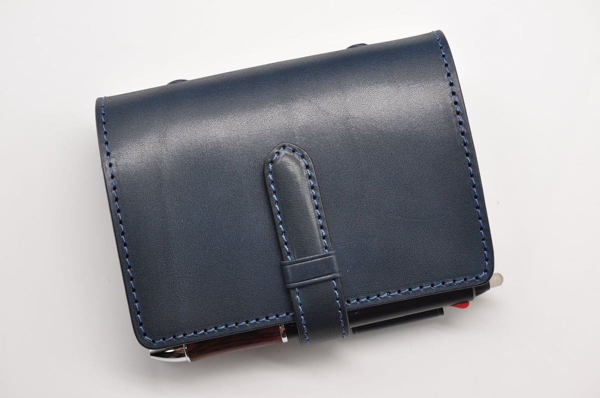 PLOTTERプロッター*システム手帳バインダーM5*ブライドル黒 ノックス