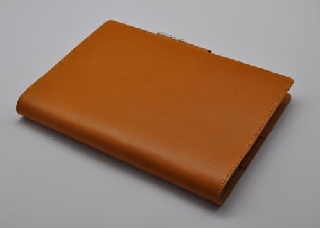 ★送料無料★コクヨ（キャンパスノート）カバー★B5変形サイズ★栃木レザー　オイルヌメ（キャメル）★
