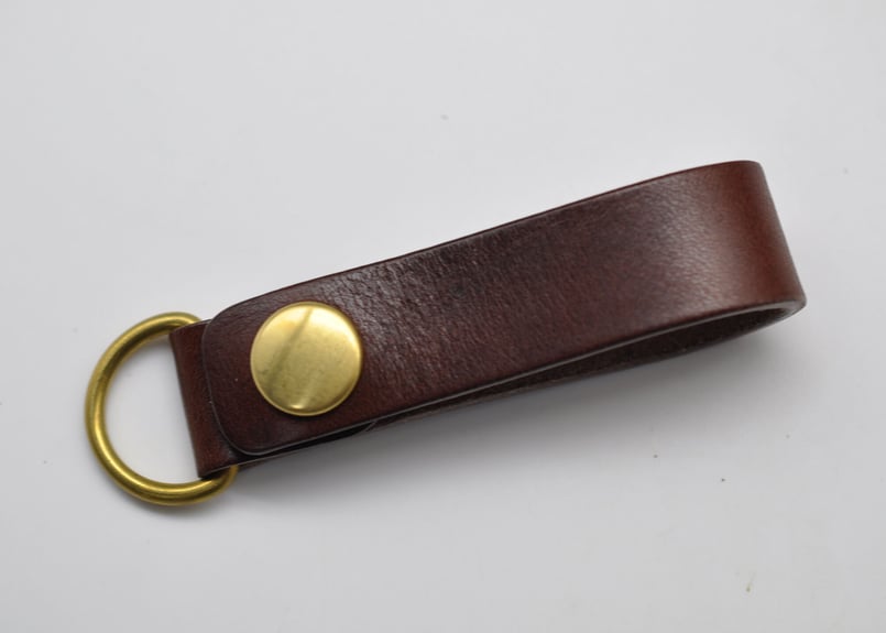 ☆送料無料☆ベルトループキーホルダー☆栃木レザー☆オイルサドル