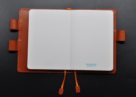 ★送料込み★本革ほぼ日手帳カバー★オリジナルサイズ★Ａ６サイズ★栃木レザー　ピット本ヌメ（レンガ色）★