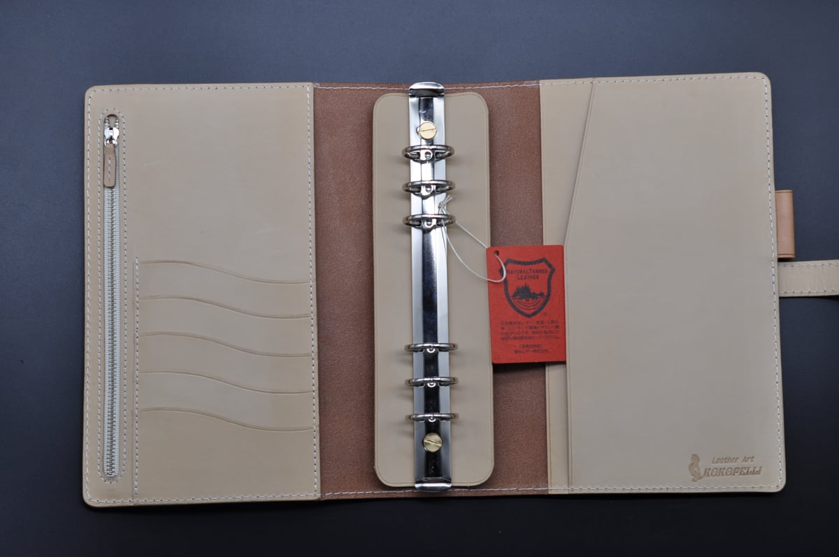 ☆送料込み☆システム手帳☆A5サイズ☆リング25mm☆栃木レザー