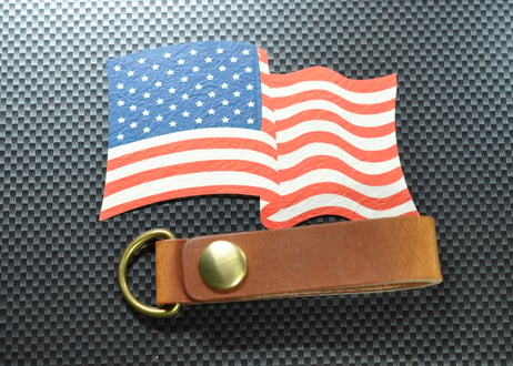 ★送料込み★ベルトループキーホルダー★Wickett&Craig of America　ハーネスレザー★