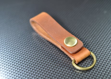 ★送料込み★ベルトループキーホルダー★Wickett&Craig of America　ハーネスレザー★