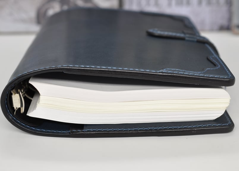 ☆送料無料☆システム手帳☆A5サイズ☆リング25mm☆栃木レザー