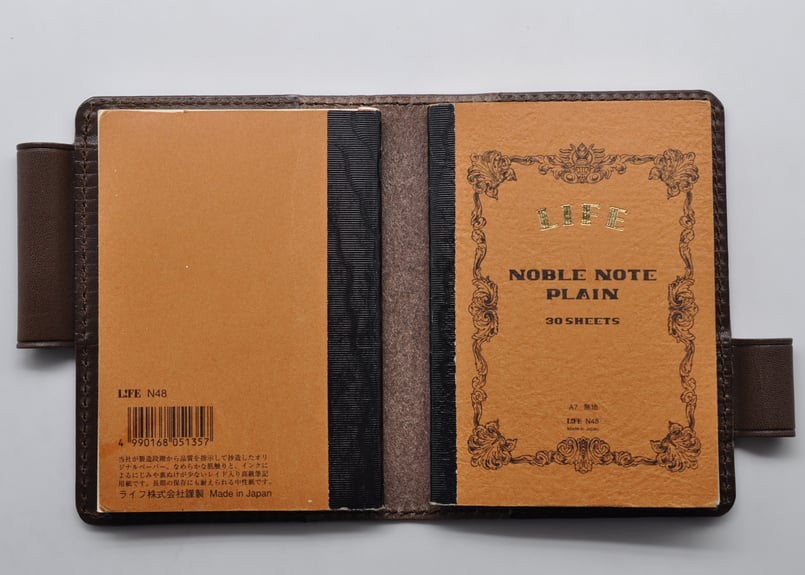 ☆送料込み☆手帳（ノート）カバー☆A7サイズ☆栃木レザー 本ヌメ