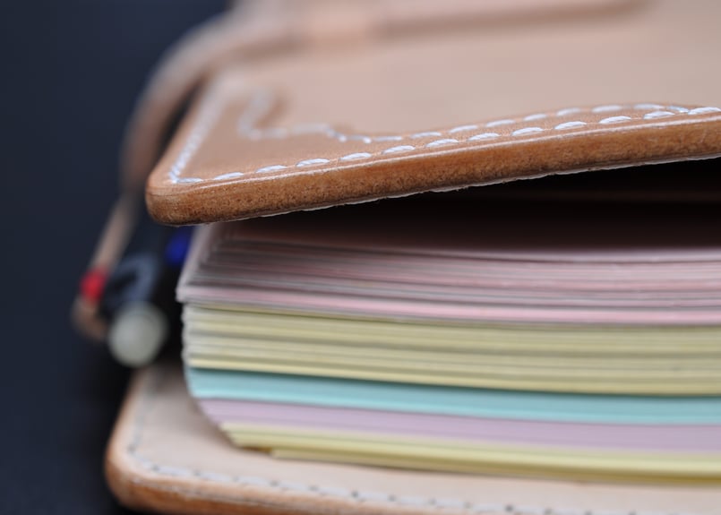 ☆送料無料☆システム手帳☆バイブル☆リング25mm☆栃木レザー