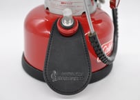 ★送料込み★Colemanコールマンガソリンランタン、カスタム３点キット★タンク底の直径１３．５ｃｍ★ヌメ革（ブラック）★