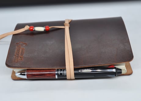 ★送料無料★トラベラーズノートカバー★A6サイズ★Wickett & Craig of America ハーネスレザー★
