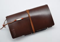 本革ミニ6システム手帳　20㎜リング　ハンドメイド　一点物　＃04 ☆送料込み☆システム手帳☆ミニ6サイズ☆リング20mm☆栃木