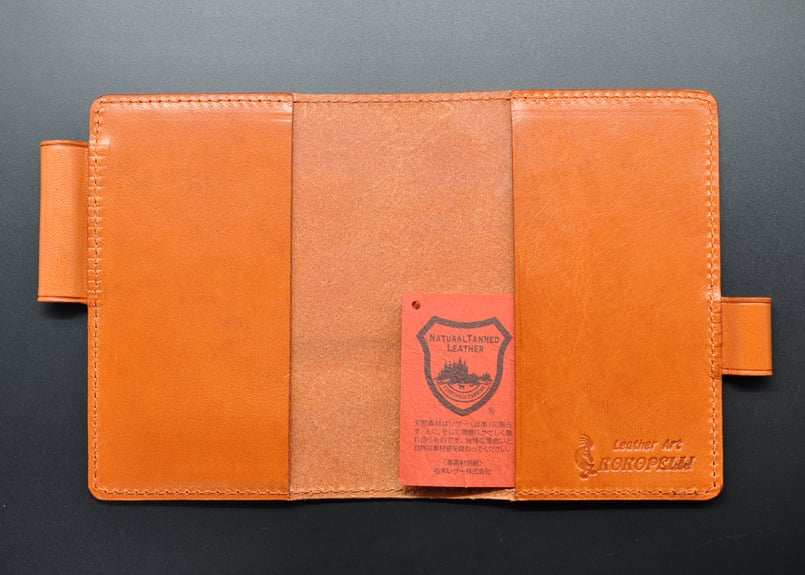 ☆送料込み☆手帳（ノート）カバー☆B7サイズ☆栃木レザー 本ヌメ