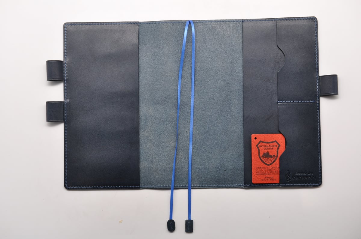 ご確認用 ヌメ革 ダークチョコ A5 手帳カバー 牛革 ほぼ日手帳 カズン