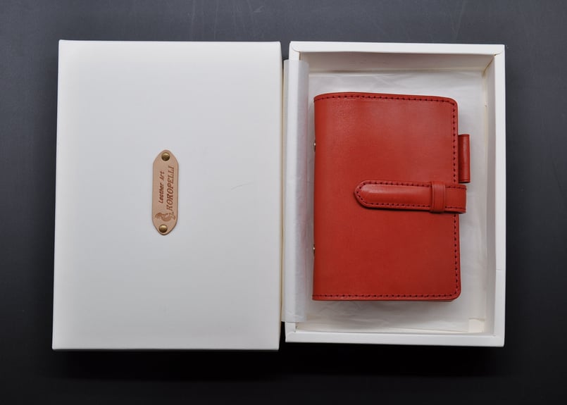 システム手帳 (ミニ6穴) 栃木サドルレザーレザークラフト