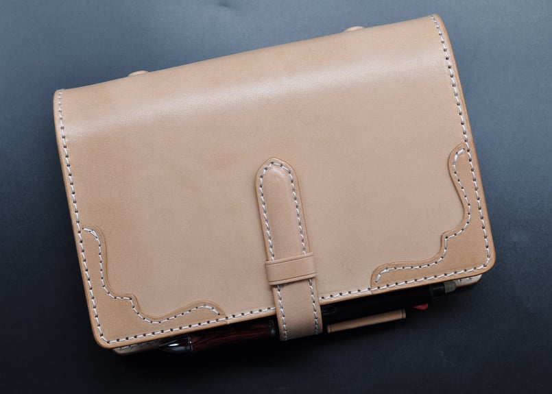 ☆送料無料☆システム手帳☆バイブル☆リング25mm☆栃木レザー