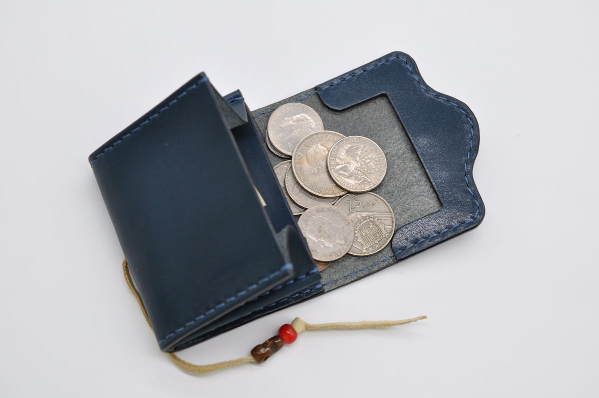 雪*様 コインケース　コンチョ　サドルレザー　栃木レザー　財布　ハンドメイド　ゴ cp013_1.jpg