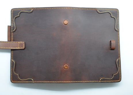 ★送料込み★システム手帳★バイブルサイズ★リング内径２５ｍｍ★Wickett&Craig of Americaハーネスレザー（ブラウン）特A★