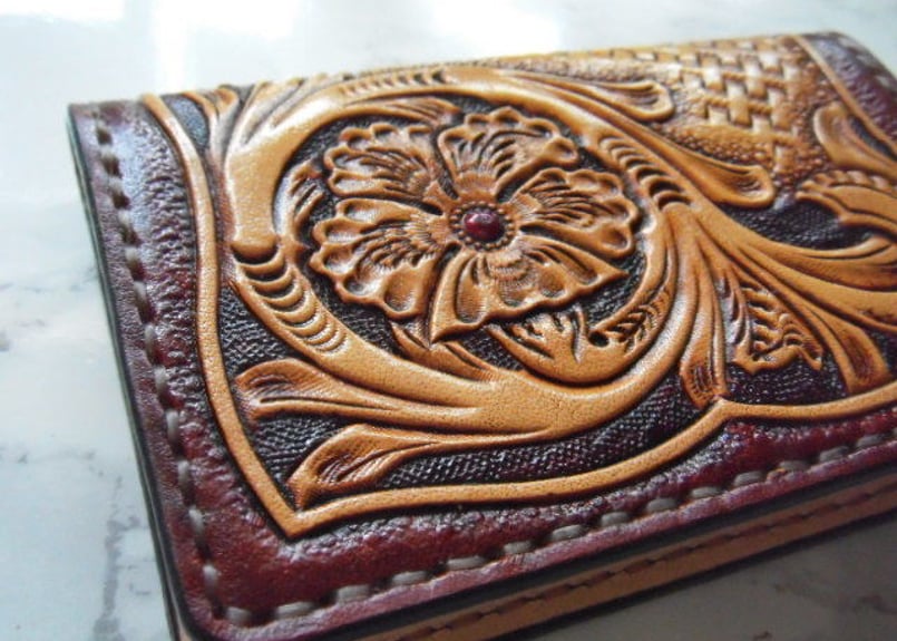 ☆Mi☆カービング入り名刺入れ 楽天市場】【サムライクラフト】ジョッター付き名刺入れ 角丸 カード