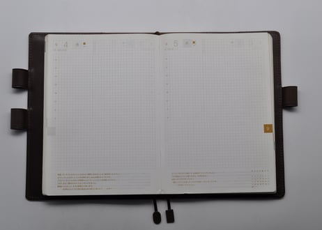 ★送料込み★革手帳カバー★A5サイズ★ほぼ日手帳カズン、NOLTY A5ウィークリーなど★栃木レザー　ピット本ヌメ（チョコ）特A★