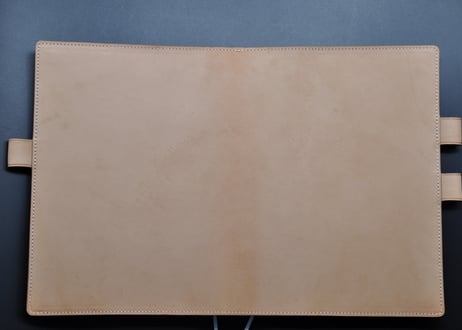★送料無料★コクヨ（キャンパスノート）カバー★Ｂ５変形サイズ★栃木レザーワイルドヌメ（ナチュラル）★