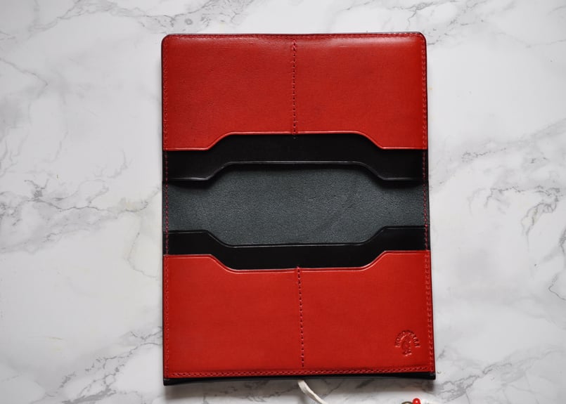 ☆送料無料☆通帳ケース☆NIPPIレザー☆バイカラー☆ | Leather