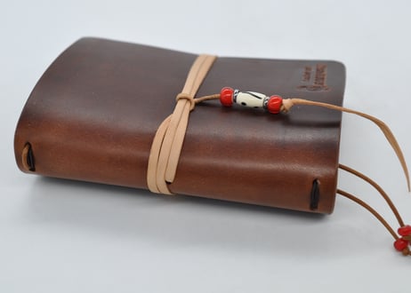 ★送料無料★トラベラーズノートカバー★パスポートサイズ★Wickett&Craig of America　ハーネスレザー（ナチュラル）