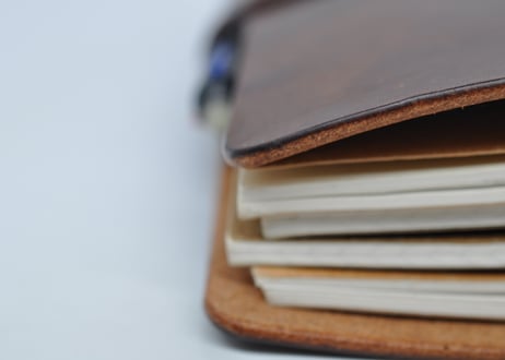 ★送料無料★トラベラーズノートカバー★レギュラーサイズ★Wickett&Craig of Americaハーネスレザー（ブラウン）★②