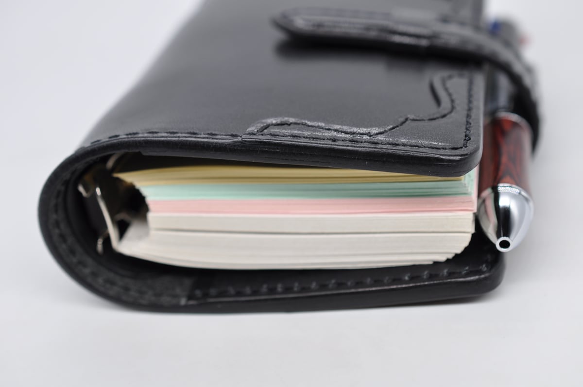 ☆送料込み☆システム手帳☆ミニ6サイズ☆リング20mm☆栃木レザー