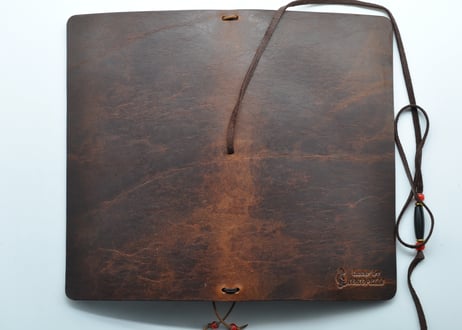 ★送料無料★トラベラーズノートカバー★レギュラーサイズ★Wickett&Craig of Americaハーネスレザー（ブラウン）★②