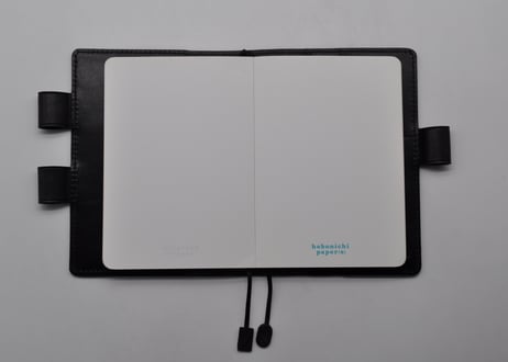 ★送料無料★ほぼ日手帳カバー★オリジナル（A6サイズ）★栃木レザー　ピット本ヌメ（ブラック））★