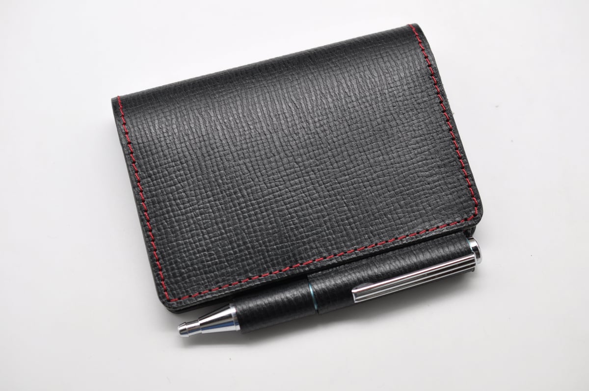 kawacoya ぴったしノートカバー 文庫サイズ ペンホルダー付BLACK kawacoya ぴったしノートカバー 文庫サイズ ペンホルダー付BLACK