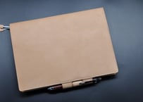 ★送料無料★コクヨ（キャンパスノート）カバー★Ｂ５変形サイズ★栃木レザーワイルドヌメ（ナチュラル）★