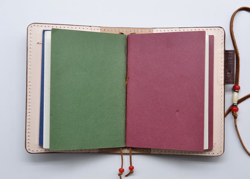 ☆送料無料☆トラベラーズノートカバー☆パスポートサイズ☆手染め