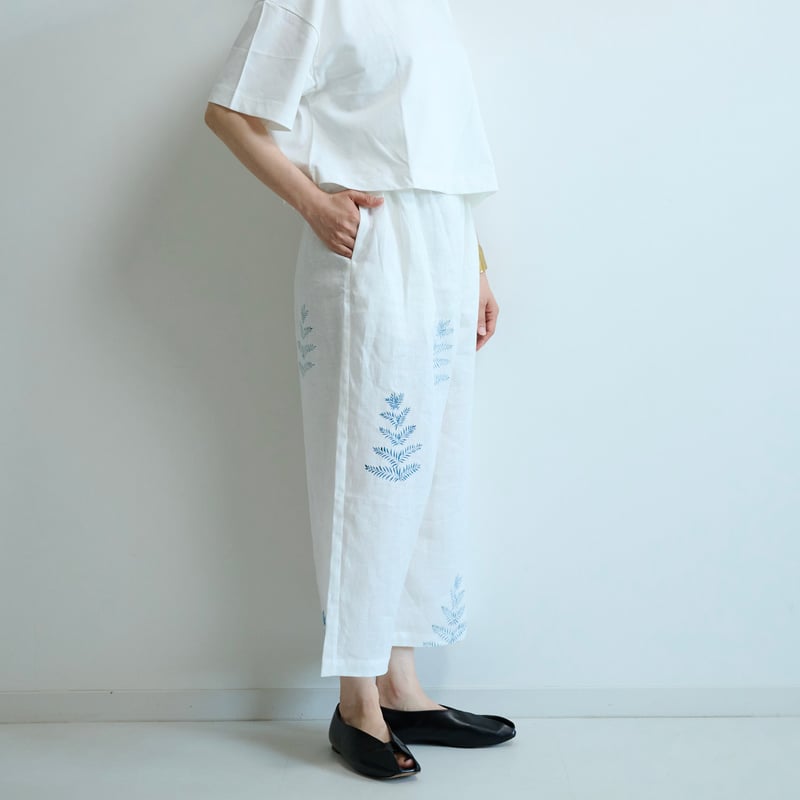 アルベロ、かわいいパンツ 楽天市場】パイルジャガード パンツ レディース ボトムス ロング