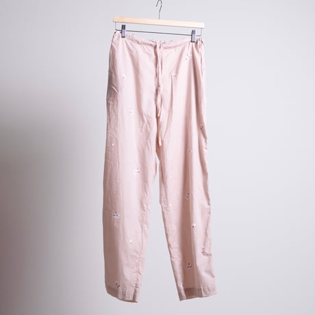 コットンテーパードパンツ・ウエスト調節可能・桜