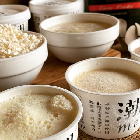 砂糖・乳・卵不使用の発酵アイス：潮me＜送料込＞