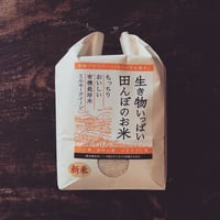 生き物いっぱい田んぼのお米2kg