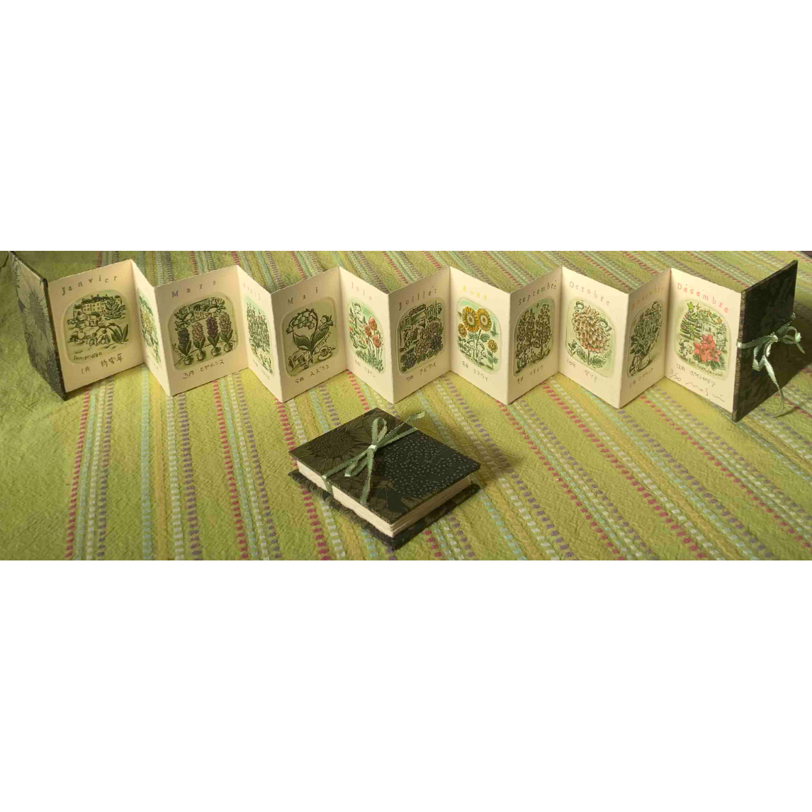 早いもの勝ち❗今月残り2枚出品　手作り額縁付き銅版画作品　「風天のニャンコ」 早いもの勝ち❗今月残り2枚出品 手作り額縁付き銅版画作品 「風