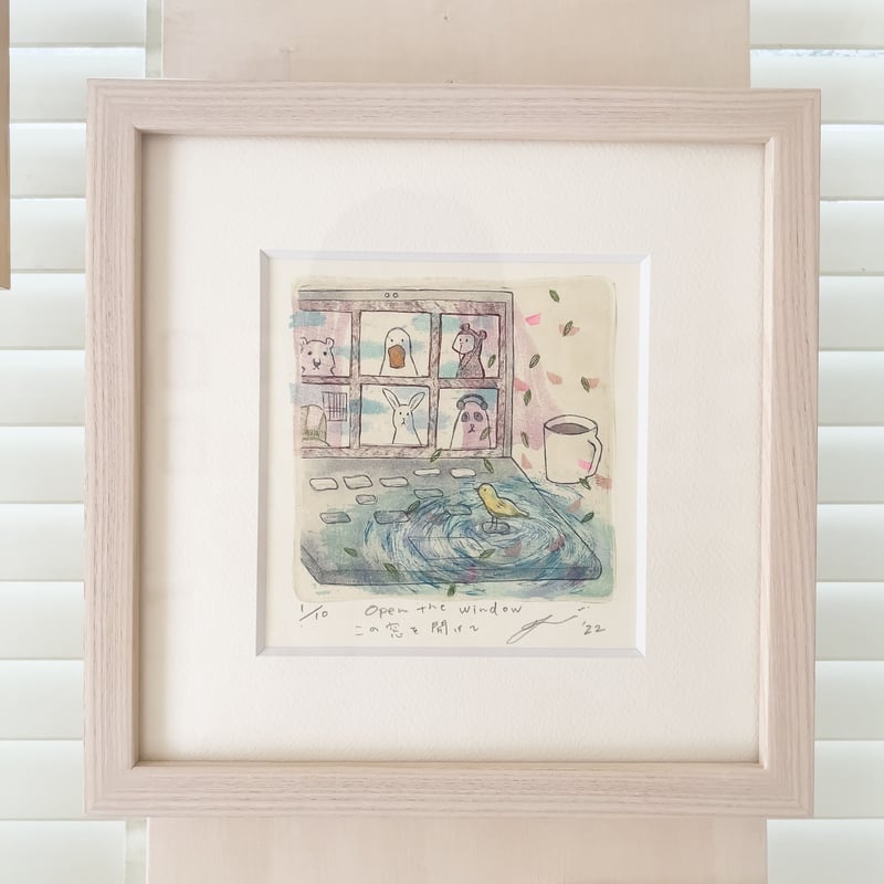 絵画 窓 の 絵 油絵 油彩 油彩画 絵画 絵 窓の先 HIROSHI1990