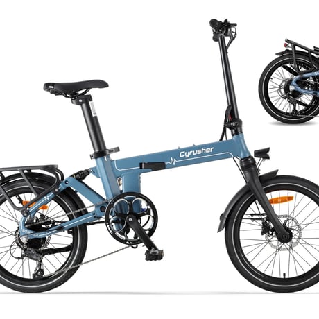 Cyrusher Sonder 折りたたみ電動アシスト自転車 20インチ シマノ製９段変速 ミニベロ サイラッシャー メーカー直送品