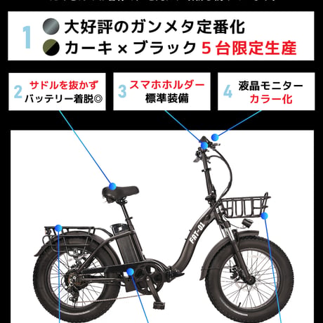 【正規販売店】★ ファットバイク 電動アシスト自転車  FAT-01（型式認定取得モデル）