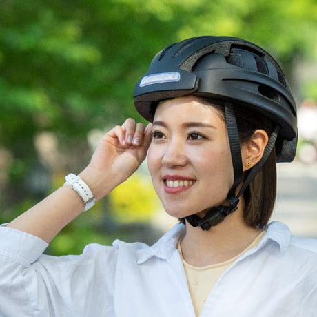 CE認証・CPSC認証 折りたたみヘルメット 折り畳み自転車ヘルメット 前後ライト付き 収納袋付き マグネットバックル 補助金対象 ORITATA-MET アルファ BRINGER