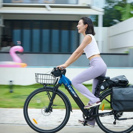 Cyrusher Asuka 電動アシスト自転車 700C 約29インチ シマノ10段変速 トレッキングeBike アスカ メーカー直送品