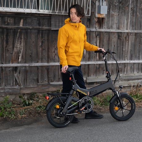 前かご後かご付★ Mantodea 折りたたみ電動アシスト自転車 16インチ ブラック ブルー ミニベロ e-bike 型式認定取得 公道走行可能