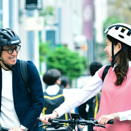 CE認証・CPSC認証 折りたたみヘルメット 折り畳み自転車ヘルメット 前後ライト付き 収納袋付き マグネットバックル 補助金対象 ORITATA-MET アルファ BRINGER