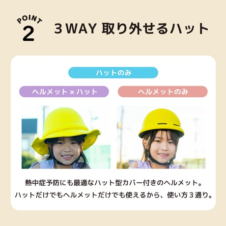 CE認証 キッズ用ハット型自転車ヘルメット 推奨1才～7歳 頭囲約46～54cm調整可能 つば 帽子 幼児 子供 年少 年中 年長 小学生 幼児 園児 男の子 女の子 GURI-MET