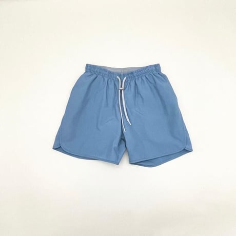 【 MOUN TEN. 22SS】board shorts  "水着” / saxe / 110-140